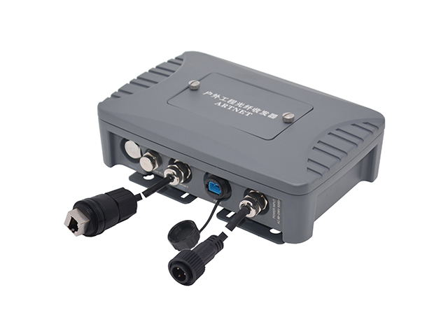 Señal de fibra óptica impermeable al convertidor ArtNet, señal de fibra óptica impermeable al aire libre a Artnet a DMX512