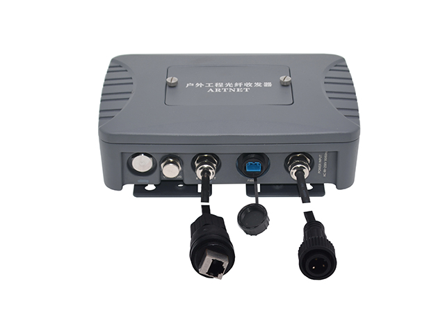 Señal de fibra óptica impermeable al convertidor ArtNet, señal de fibra óptica impermeable al aire libre a Artnet a DMX512