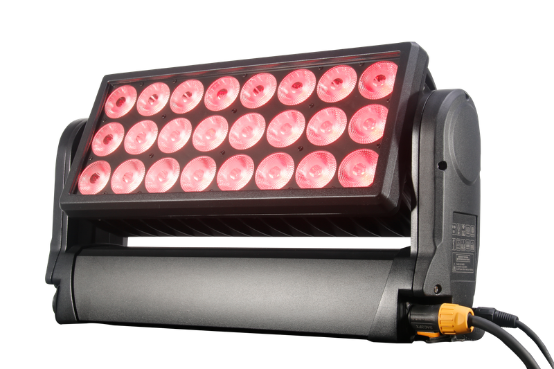 Luz de lavado en movimiento al aire libre de 24x15W RGBW impermeable