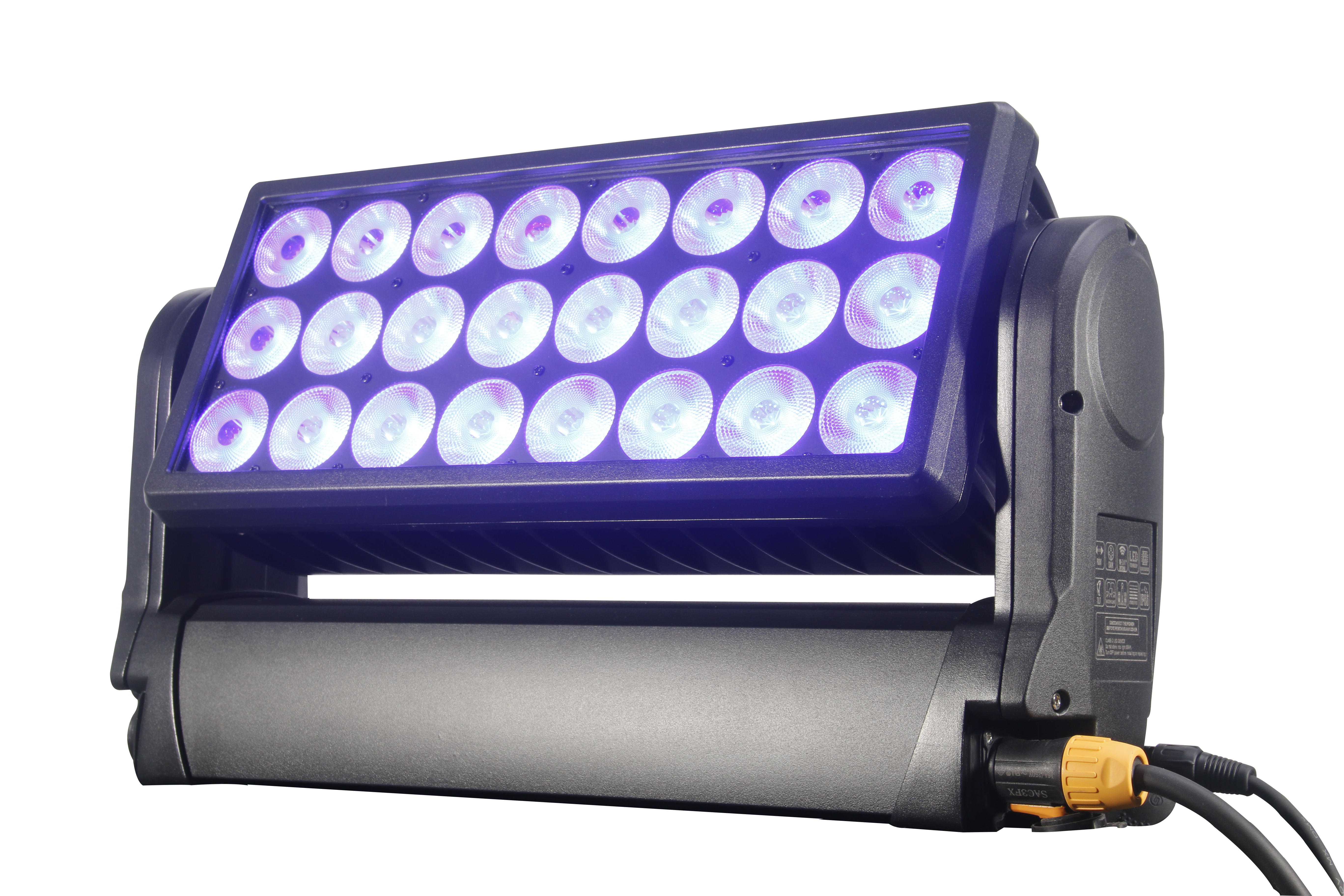 Luz de lavado en movimiento al aire libre de 24x15W RGBW impermeable